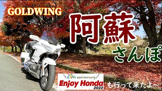 【GOLDWING】エンジョイホンダに初参戦して秋の阿蘇を楽しみました！