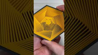 3D Printing illusion hexagons with magnets