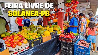 FEIRA LIVRE DE SOLÂNEA-PB 😱🌵!!!18/01/2025