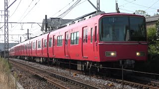 (白帯送り込み)名鉄6000.6500系(6520F+6011F) 急行新可児行き　名古屋本線富士松〜豊明