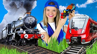 Trains for Kids | Steam Train, Electric Train and Toy Train | Speedie DiDi Train