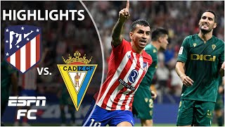 🚨 COMEBACK COMPLETE! 🚨 Atletico Madrid vs. Cadiz | LALIGA Highlights | ESPN FC