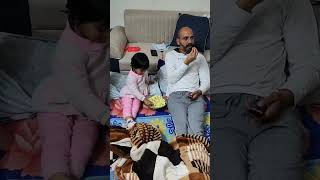 Prisha n papa kya kha rhe hai aaj #ytshorts #shorts #prishi baby