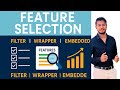Feature Selection in Machine Learning | Filter, Wrapper & Embedded Methods Explained with Python