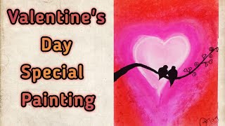 2021 Valentine Day Special Painting Art ll  Heart Painting #वेलेंटाईन डे #shorts #shortvideo