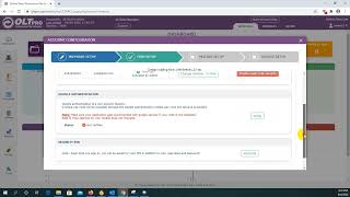 OLT Pro Web Admin Account Setup