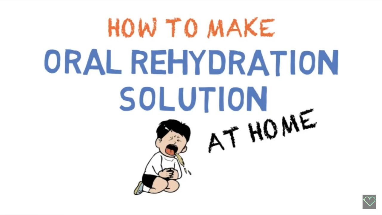 Oral Rehydration Solution Recipe Cdc