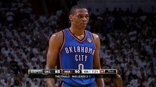 Russell Westbrook Full Highlights 2012 Finals G4 at Heat - NASTY 43 Pts, 20-32 FGM!!