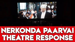 Nerkonda Paarvai Trailer Theatre Response | Ajith Kumar | Shraddha Srinath | Yuvan Shankar Raja