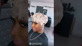 ICY 🤍🤍 #shannysnaturalbeauty #nychairstylist #quickweave #brooklynhairstylist #pixie #shorthair