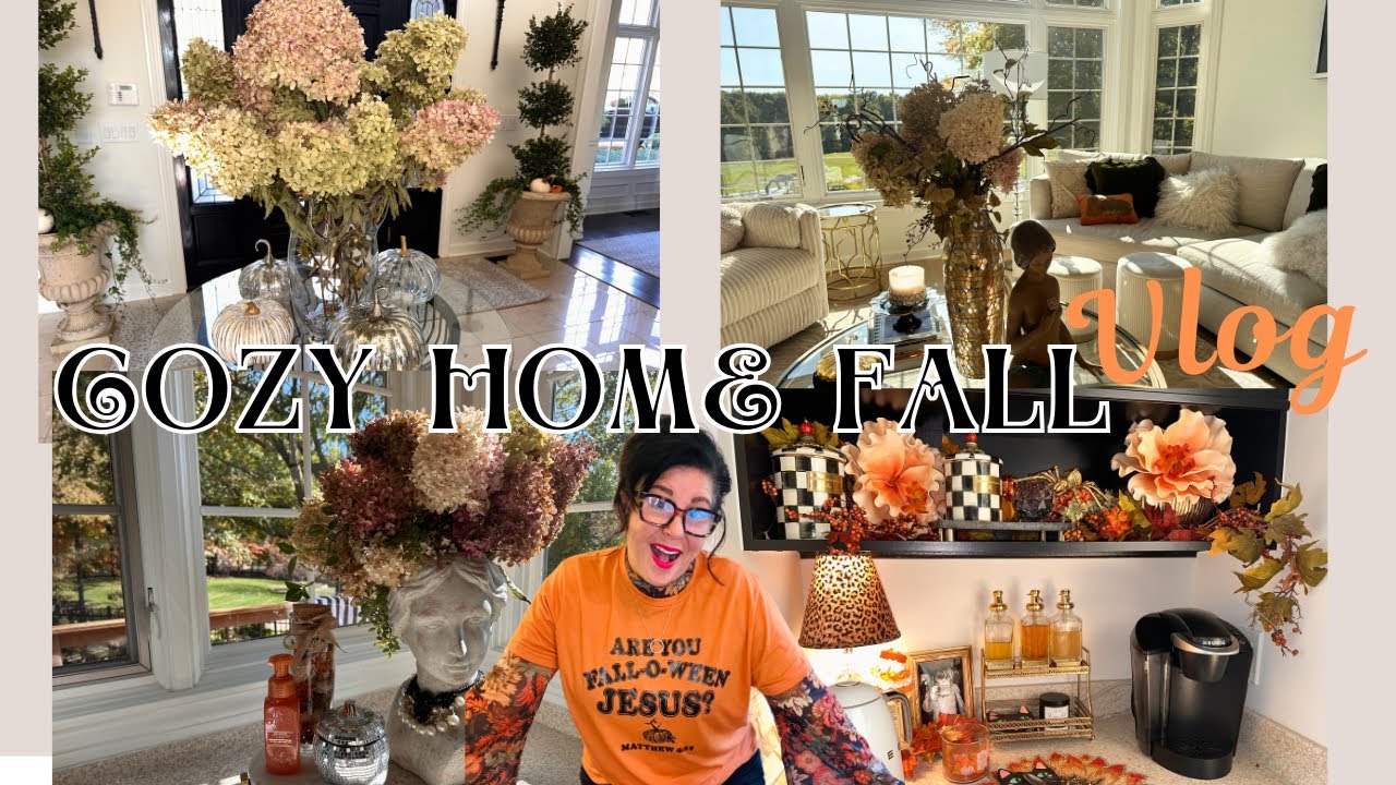 Cozy Home Fall Vlog Fall Home Reset Fall Decoration Youtube