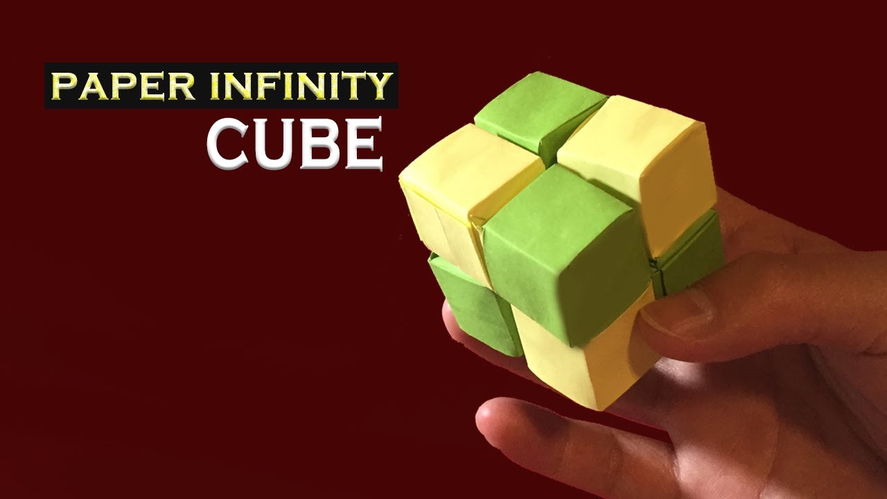 How To Make A Paper Infinity Cube - Easy Origami Infinity Cube ...