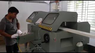 KT 383B Aluminum Double head Cutting Machine (semi auto)