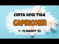 #Capricorn Cinta SegiTiga 1-15 Maret 2022 #Tarot #LoveReading #TarotCapricorn #jodoh #bacatarot