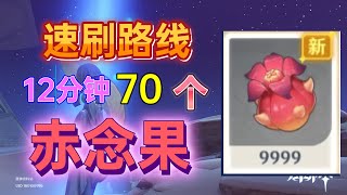 【原神】赤念果保姆级速刷路线【珐露珊坎蒂丝突破材料】