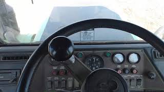 Cab view, Steiger CM 280 digging