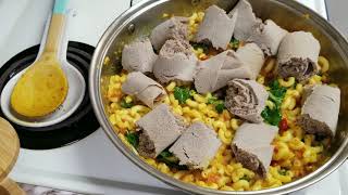 How to Make Injera FirFir/የፆም  እንጀራ ፍርፍር