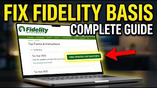 How to restore stock basis tracking with Fidelity tax documents - Complete Guide