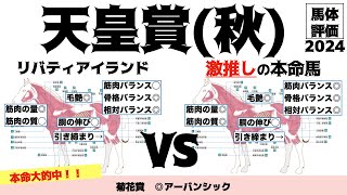 【天皇賞（秋）2024】リバティアイランドも良いんだけど、意外と荒れる予感もしなくもない。【馬体評価】