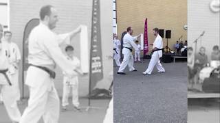 Kyokushin karate uppvisning 170519