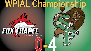 2024 WPIAL 3A Girls Soccer Championship: #1 Fox Chapel vs. #2 South Fayette Highlights