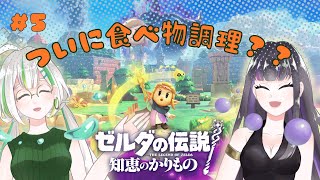 【ふたりでのんびり】#5 ついに食材を?調理?できる！？【ゼルダの伝説 知恵のかりもの】