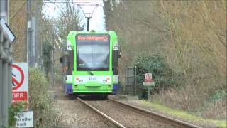 Tramlink Route No 3 New Addington to Wimbledon, 3rd March 2016