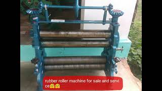 Rubber roller machine for sale and service🤗🤗🤗