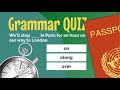 Test Your English! Phrasal Verbs for Travel - QUIZ