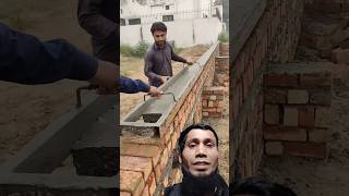 यह मिस्त्री का गजब आईडिया है काम करने का #construction #concrete #brick #gulzarmistrivlog #shorts