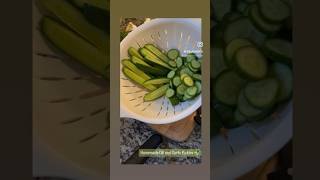 Homemade Dill and Garlic Pickles #foodjourney83tv #cucumbers #shorts