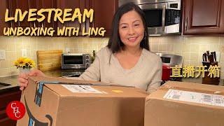 Live Stream - Unboxing with Ling. What did Ling get on Black Friday? 直播，开箱