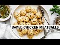 Irresistible CHICKEN MEATBALLS that are perfect for meal prep!