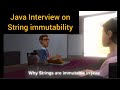 Java Interview on String immutability . Covered most asked questions in Companies. #java #interview