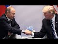 TRUMP-PUTIN:  President Donald Trump confronts Russian President Vladimir Putin on election meddling