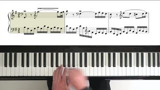 Bach Goldberg Variations “Variation 14” with Score - P. Barton FEURICH piano