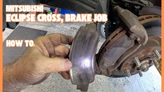 ECLIPSE CROSS Front BRAKES, start to finish, with professional tips from Jimmy.