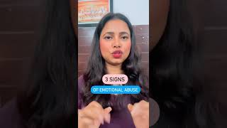 3 sign of Emotional Abuse | Counselor Sharma