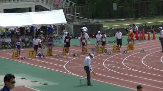 第６６回全日本中学生通信陸上競技東京都大会予選会　区部東部中学１年男子１００ｍ　時生