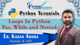 Python Loops | For Loop Python | While Loop Python | Loops in Python | ITRONIX SOLUTIONS