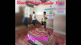 Sharda Vidya Mandir,Halol.yoga day