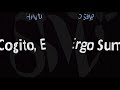 how to pronounce cogito ergo sum correctly