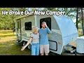 A Horrible Start To Travel Trailer Living - We Can’t Catch A Break In Our New Camper