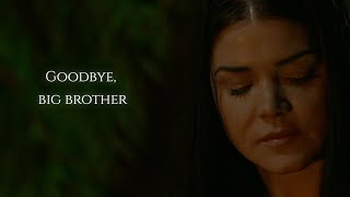 Octavia and Bellamy || Goodbye, big brother