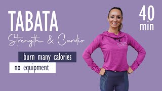 TABATA WORKOUT KRAFT AUSDAUER / Verbrenne viele Kalorien / no equipment | Katja Seifried