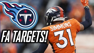 Tennessee Titans top SAFETY free agent target after the 2024 Draft!
