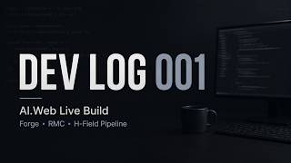 AI.Web Live Build #001: Forge, RMC, and the H-Field Pipeline