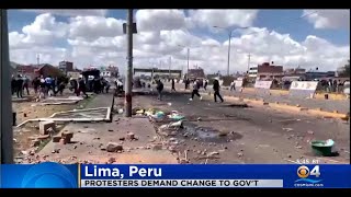 Dozens Killed As Protests Against Peruvian President Dina Boluarte Spread
