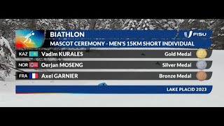 News Day 2 Biathlon Men 's 15km Short individual #LakePlacid2023