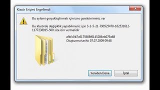 Windows 8 9 10 Silinmeyen Dosya Silme